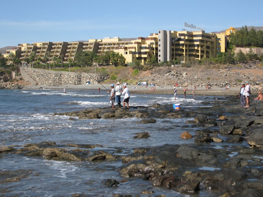 File:Bahia Feliz, Tarajalillo, San Bartolome de Tirajana, Las Palmas, Grand Canaria, Spain - panoramio.jpg
