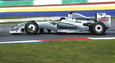Valencia/Spanien: Schumacher testet Silberpfeil in Valencia