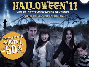 Halloween-Special Port Aventura in Salou (Katalonien)