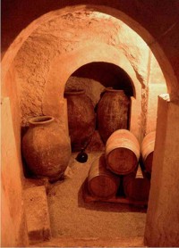 Weinkeller in Kastilien-Leon
